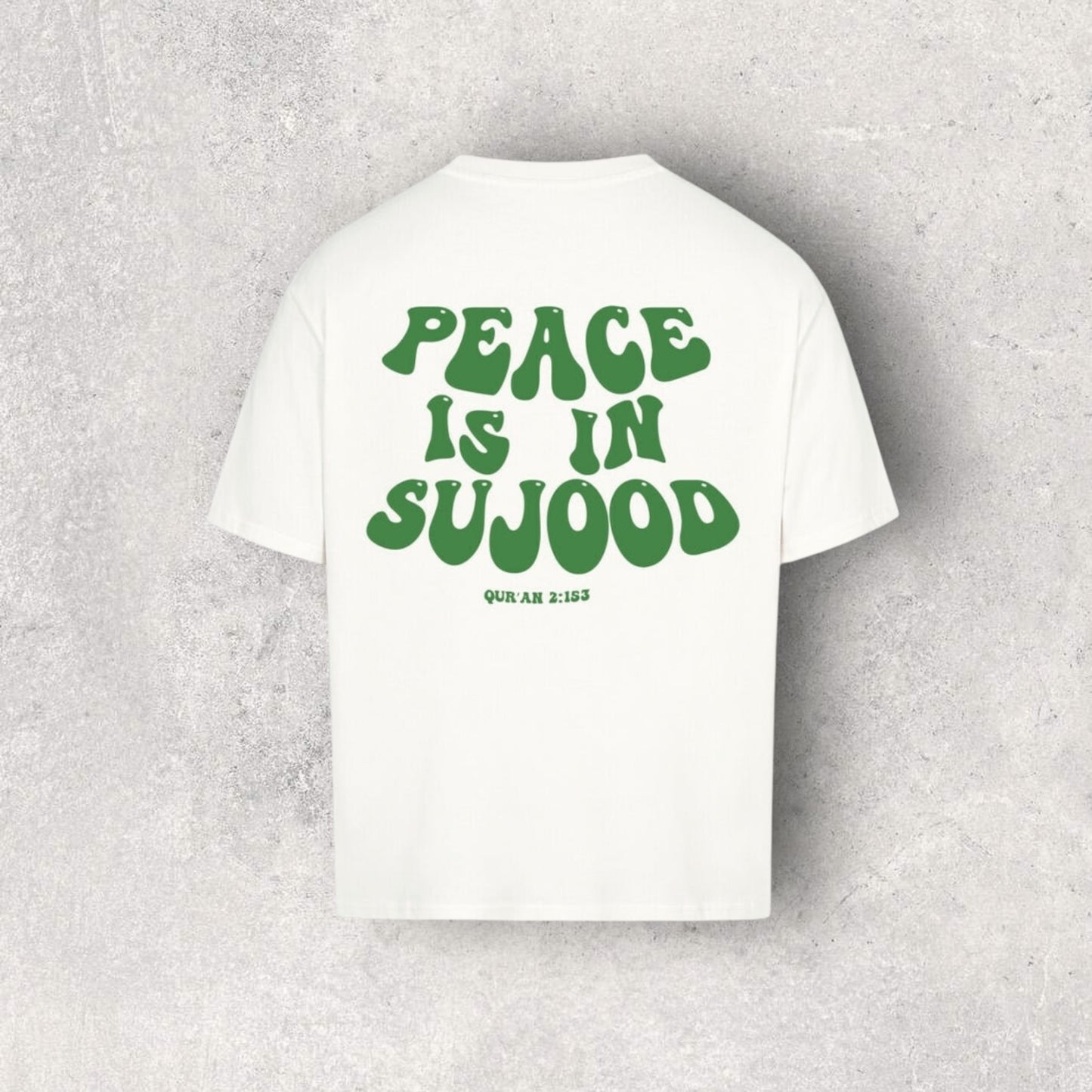 Peace is in Sujood Oversized Shirt