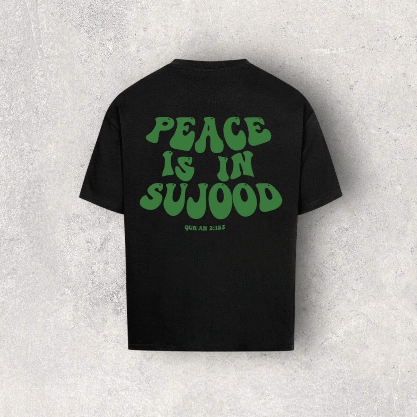 Peace is in Sujood Oversized Shirt