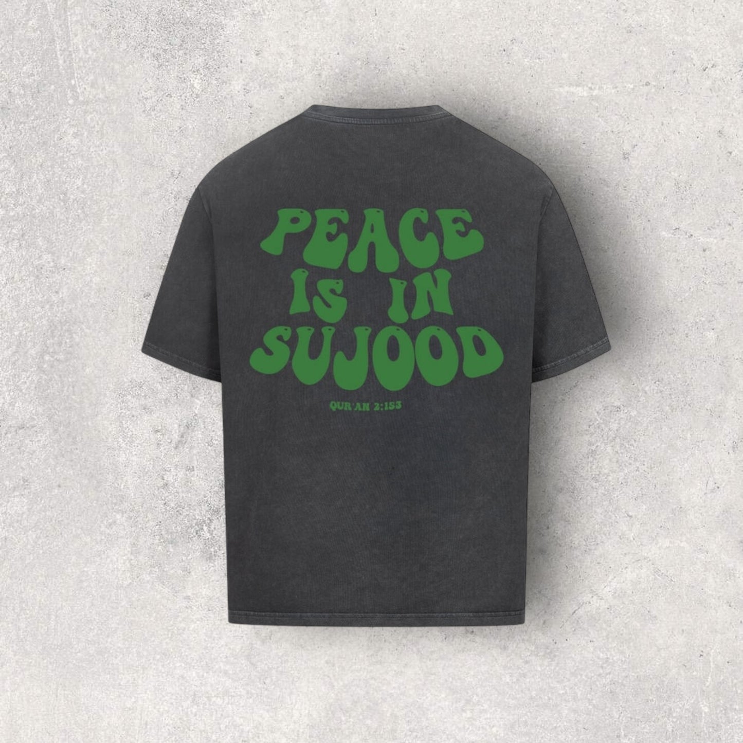 Peace is in Sujood Oversized Shirt