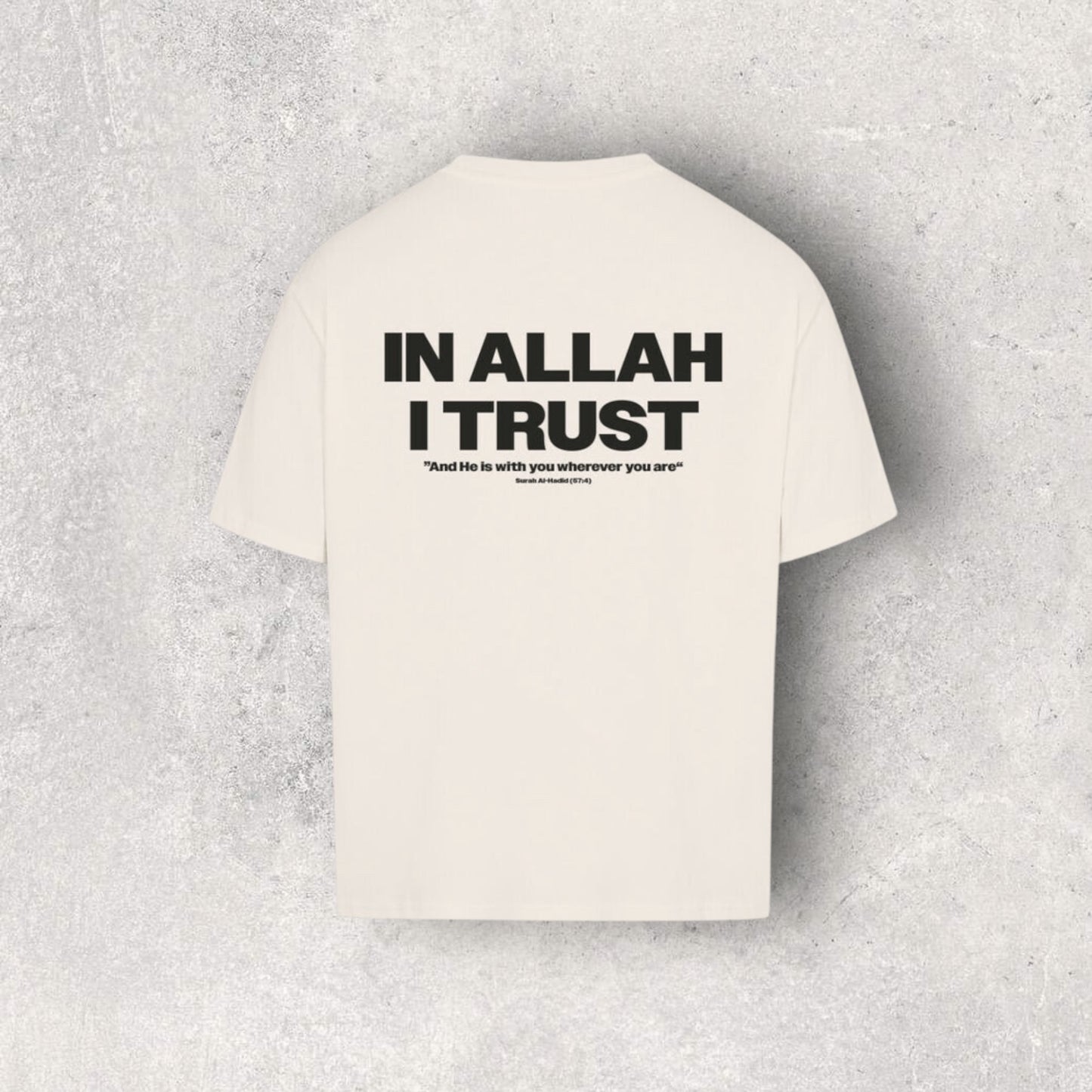 In Allah I Trust Oversized Shirt