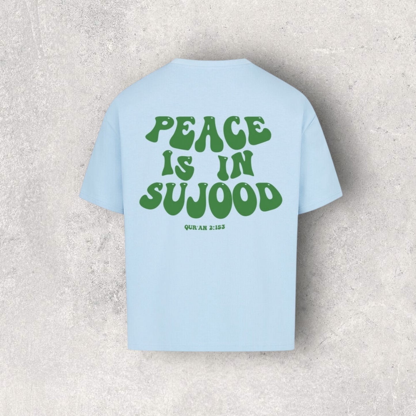 Peace is in Sujood Oversized Shirt