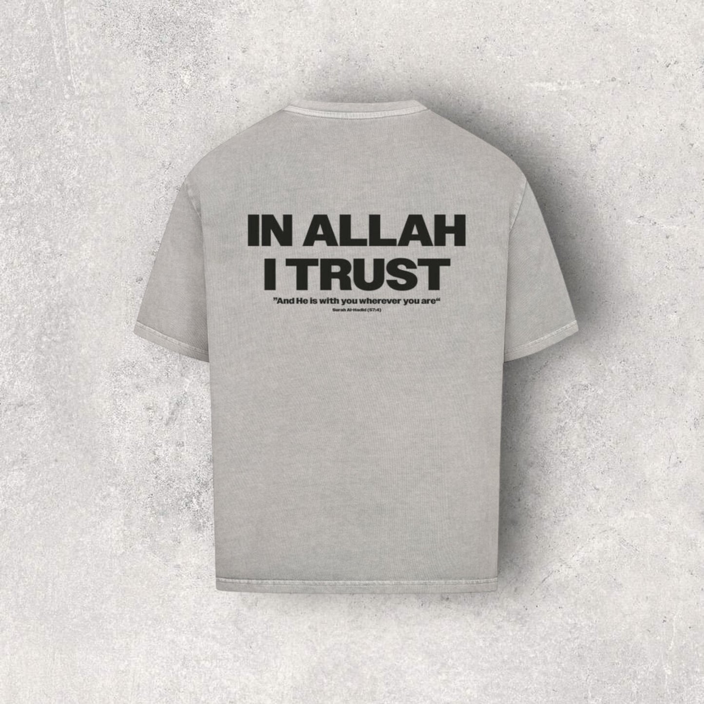 In Allah I Trust Oversized Shirt