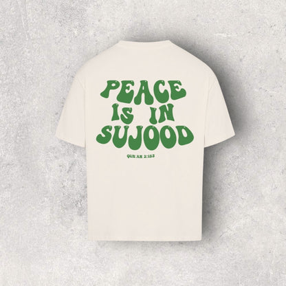 Peace is in Sujood Oversized Shirt