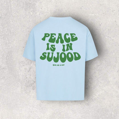 Peace is in Sujood Oversized Shirt